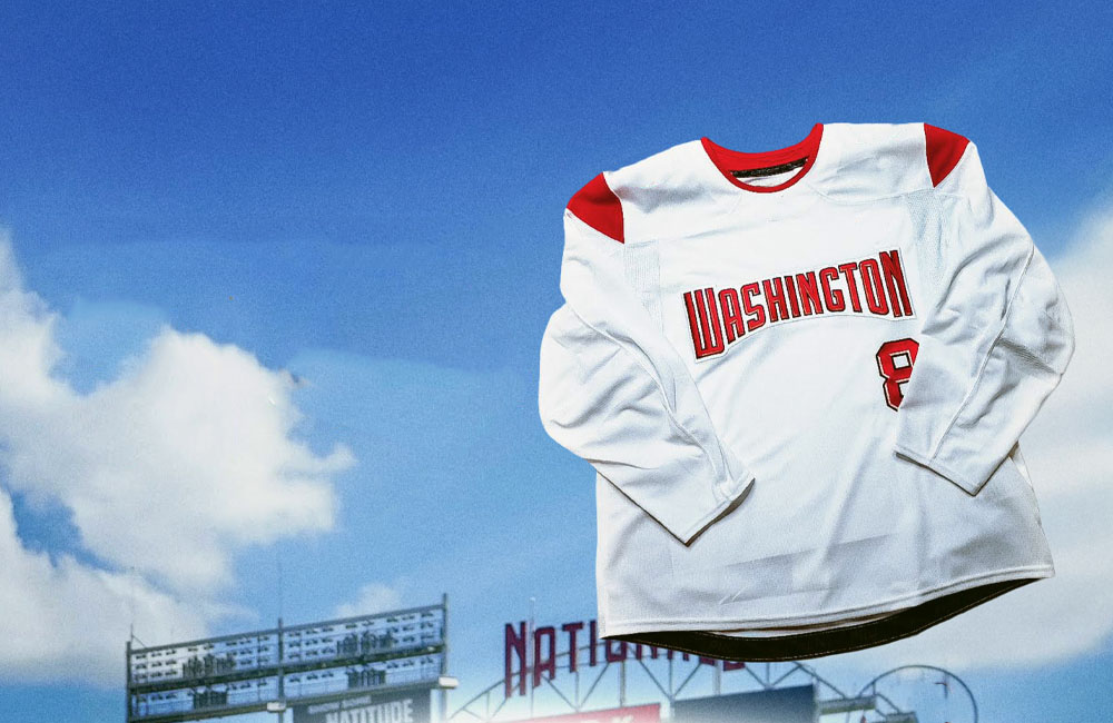 8 Ovechkin 2025 Cherry Blossom Hockey Jersey Dubois Oshie Wilsons Carlson McMichael Backstrom Custom Stitched Top
