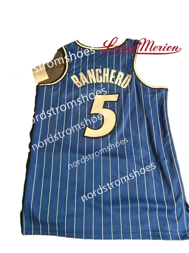 5 Banchero 2025-26 Jerseys Custom Suggs Wagner da Silva Bitadze Caldwell-Pope Carter Jr. Harris Howard Isaac Joseph McClung Thompson Wagner Stitched