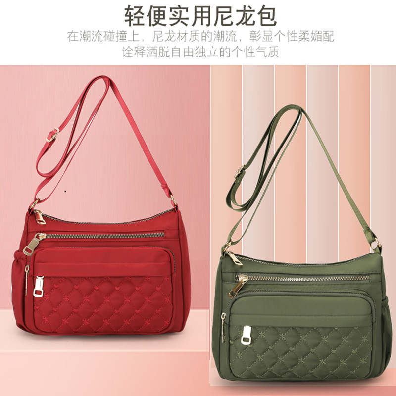 New Women S Single Shoulder Free Shipping Bag Nylon Crossbody Bag Simple Mom Bag For Designer Bag Middle Aged And Elderly Luxury Bag Women