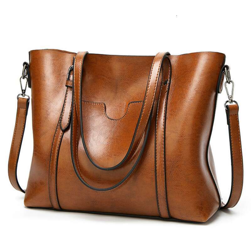 Shoulder For Oil Wax Leather Tote Crossbody Bag Women Bags Designer Handbag High