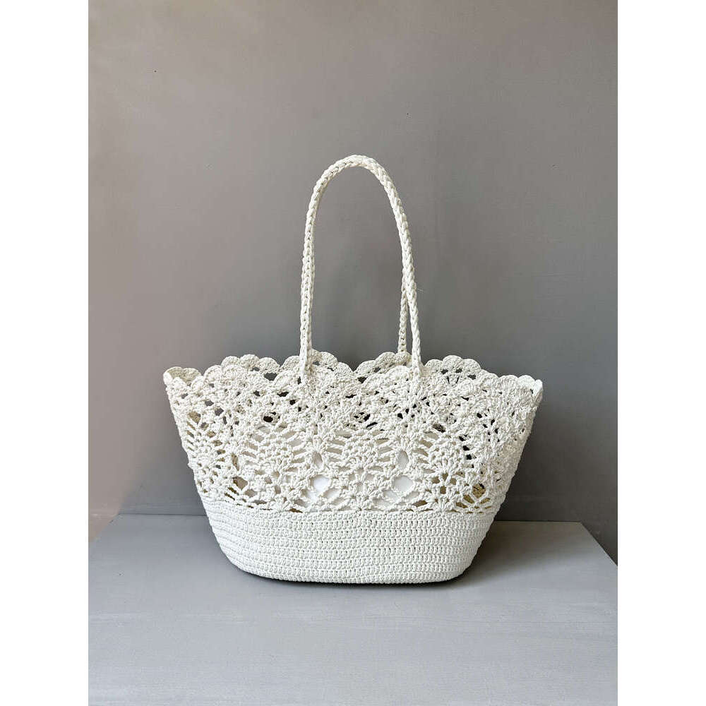 Designer Bag Tote Bag Shoulder Bag Handwoven Basket Tote Summer Beach Large Capacity Underarm Patterned Rope Shoulder Bag