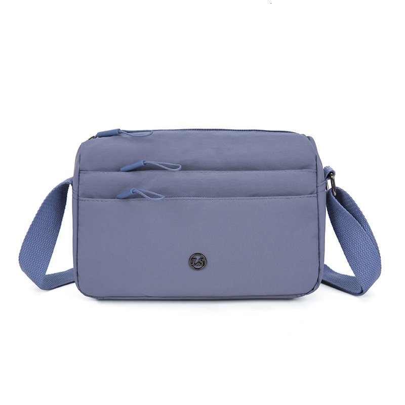 New Oxford Cloth Multi Layer Small Square Bag Casual Outing Travel Shoulder Bag Luxury Designer Bag Bag Versatile Phone Free Shipping Crossbody Bag