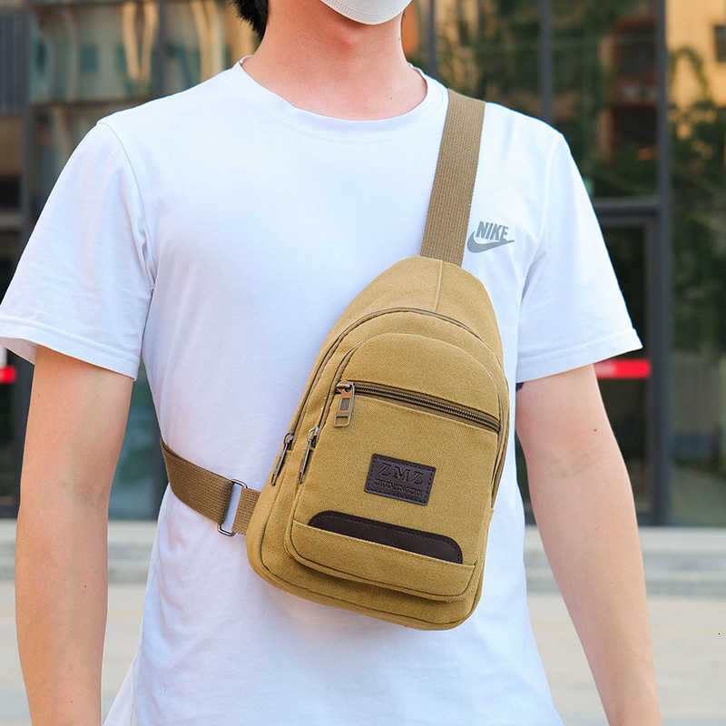New Luxury Bag Men S Designer Bag Chest Bag Canvas Bag Large Capacity Crossbody Bag Men S Free Shipping Bag Shoulder Bag Chest Small Backpack Commuter