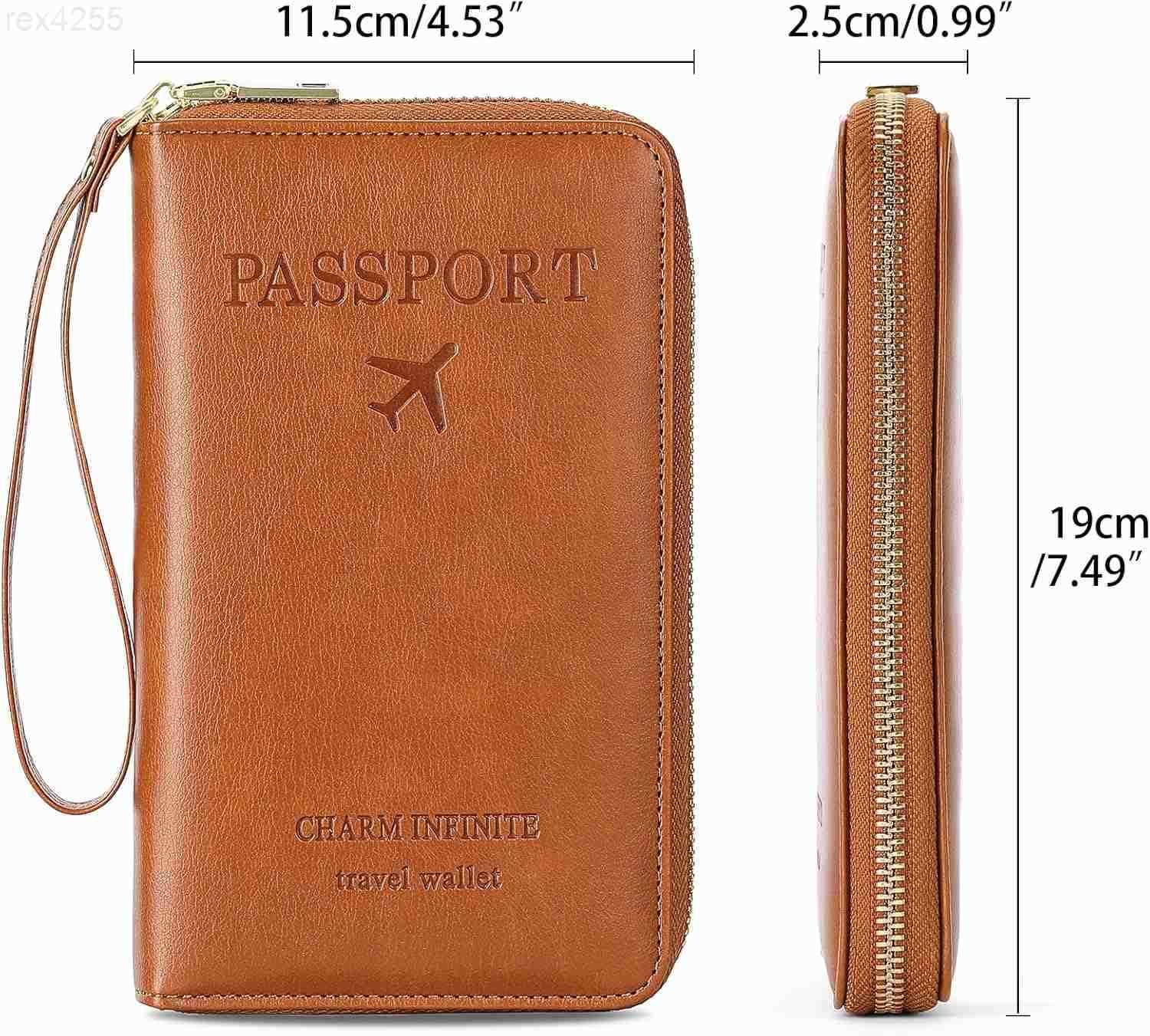 Leather RFID Blocking Passport Holder Travel Wallet Passport CoverTravel Wallet for WomenMen withW250911