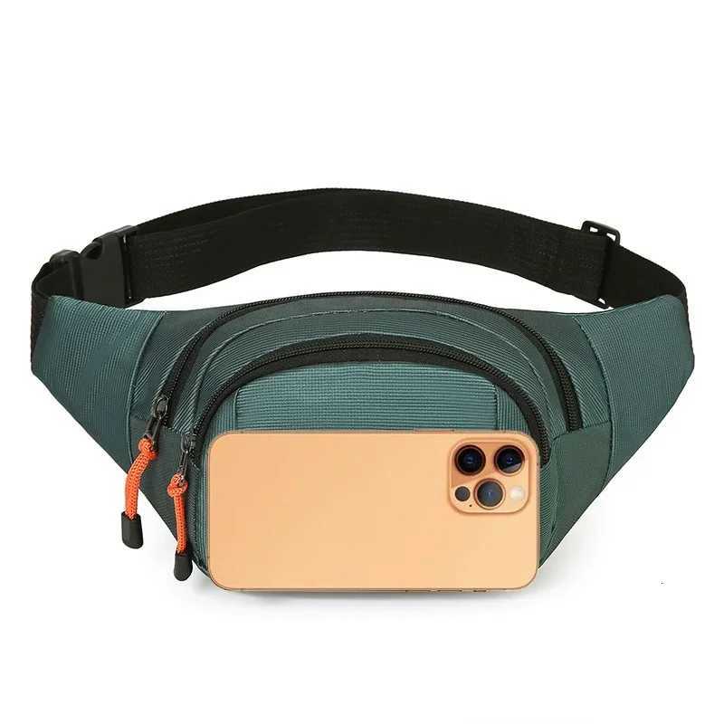 Mens and womens large capacity crossbody chest bag portable multifunctional mobile phone bag Z250911
