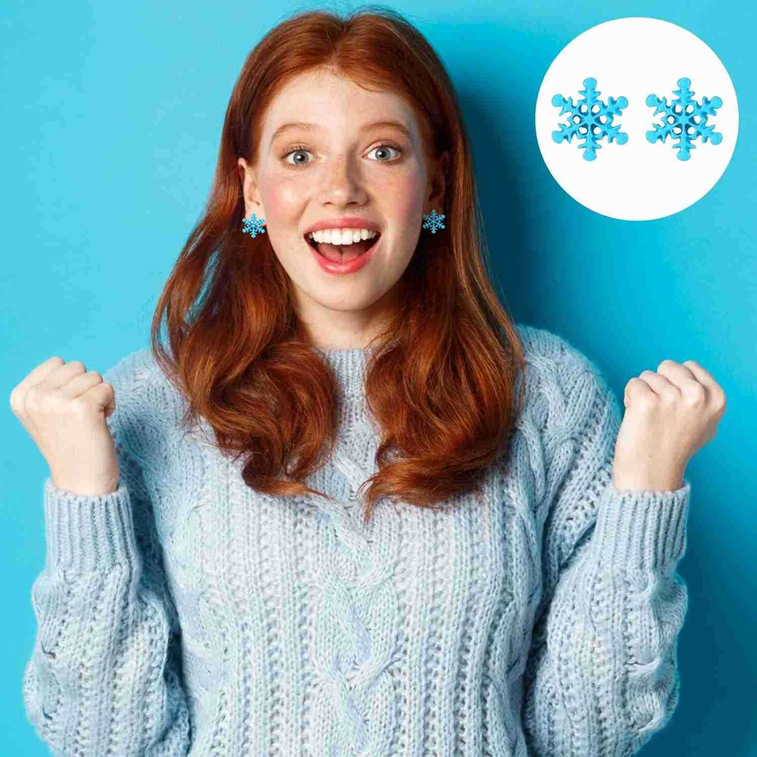 72 Pairs Fall Halloween Holiday Earrings for Women Thanksgiving Christmas Dangle Earrings Variety Pack Cute Holiday Earring Bulk for Women Teacher Par