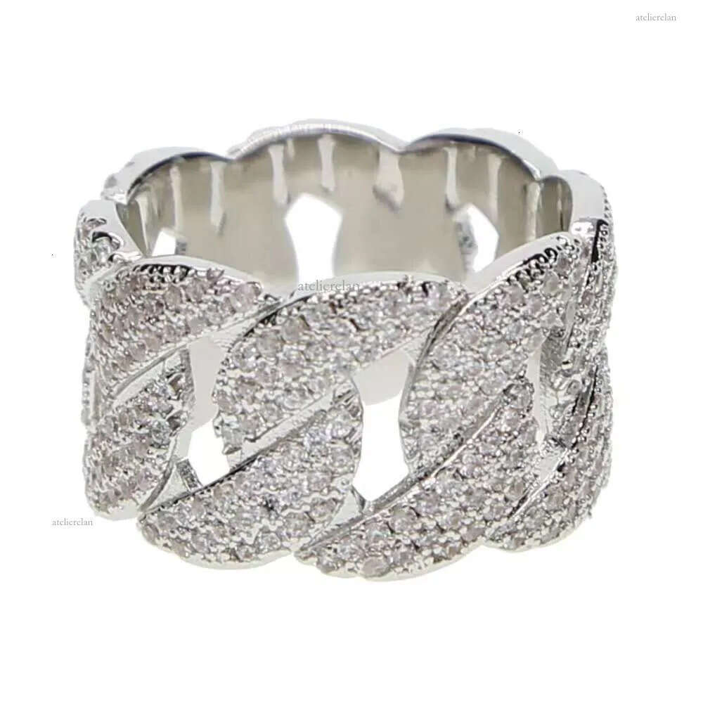 Ring, 2024 new jewelry brand designer Moissanite dia ring, ice-covered men's hip-hop ring