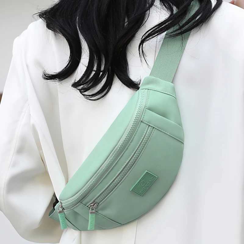 Ladies Casual Chest Bag Large Capacity Multi Pocket Sports Phone Bag Daily Commuting Bag Fashionable Shoulder Bag Etc Z250911