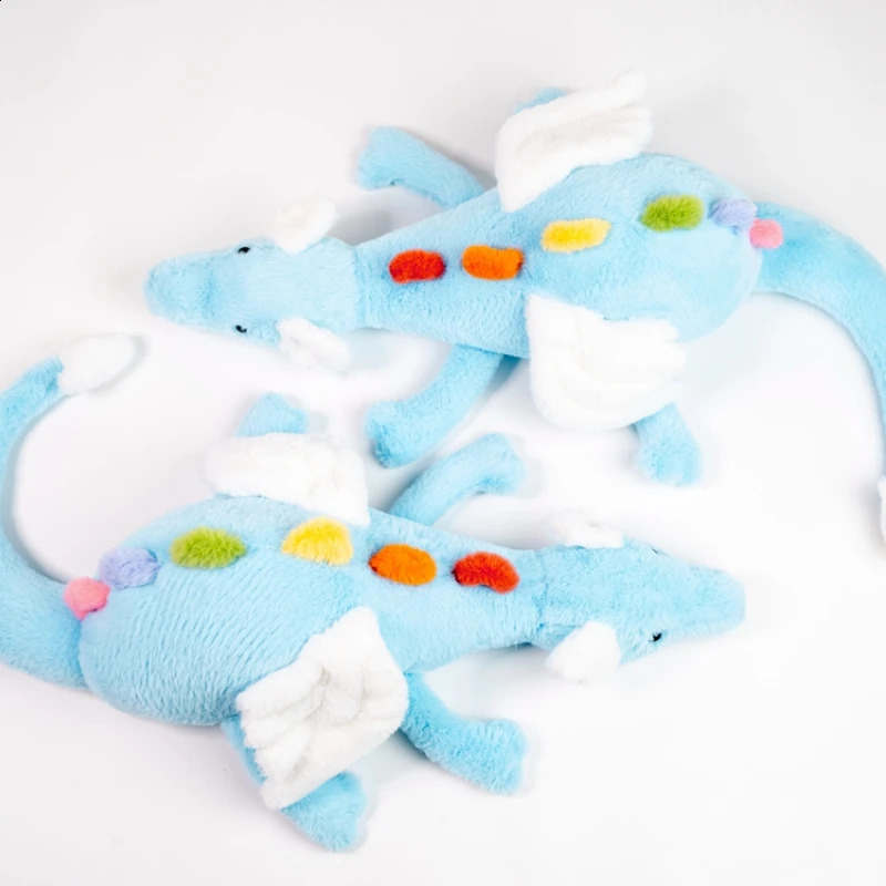 60100CM Adorable Flying Dragon Animals Sky Blue Dolls Super Soft Throw Pillow Cartoon kawaii Birthday Christmas Gifts Decor 250910