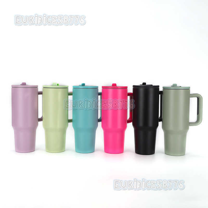 Fourth Generation 40oz Foldable Straw Cup 304 Stainless Steel Insulated Cup Large Capacity Car Cup H250911
