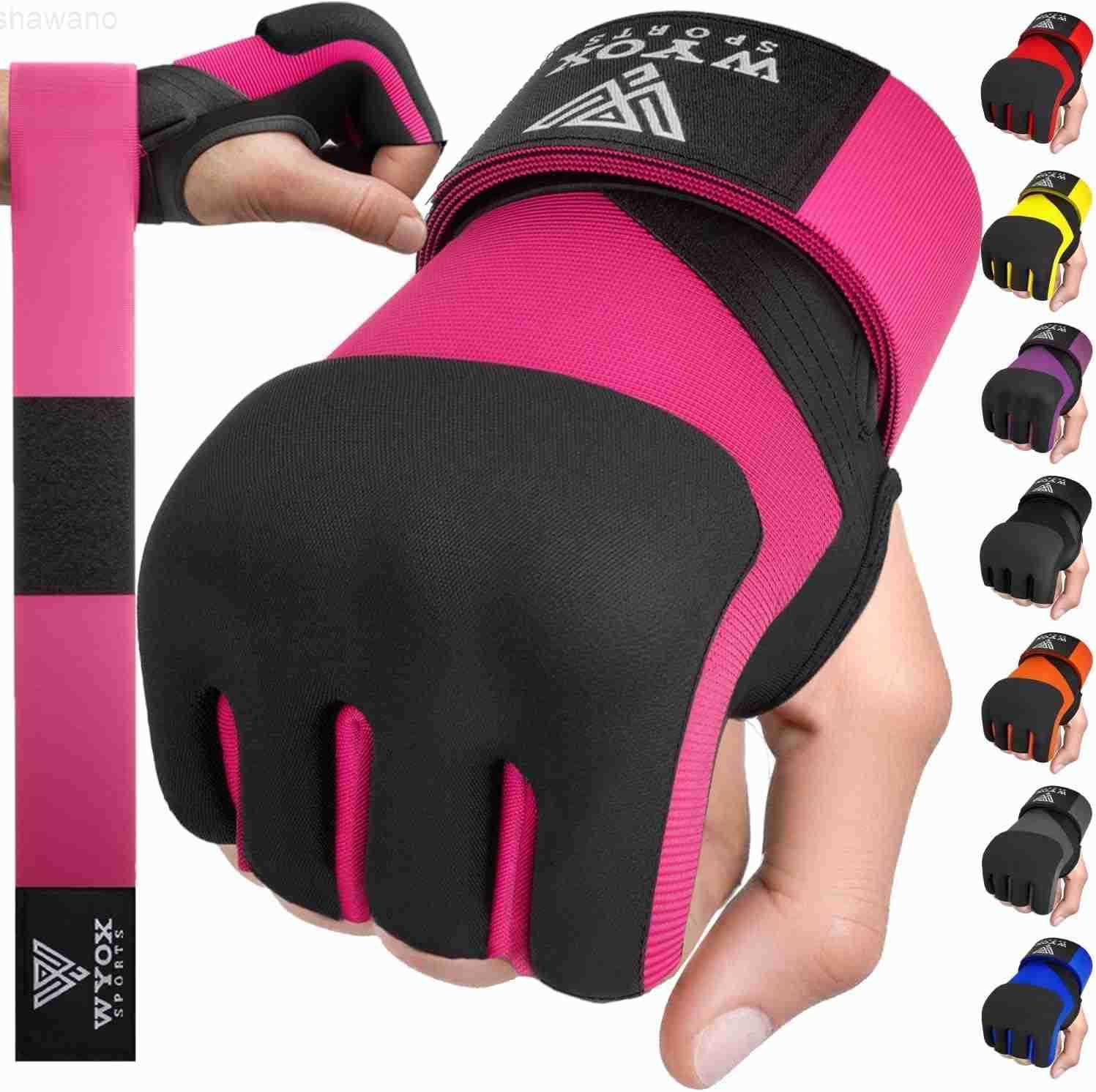 Hand Wraps Inner Gloves for Men Women 80cm Quick Wrist Straps Padded Knuckle Protection for Muay Thai Kickboxing Hand Wraps for Boxing Martial ArtsW25
