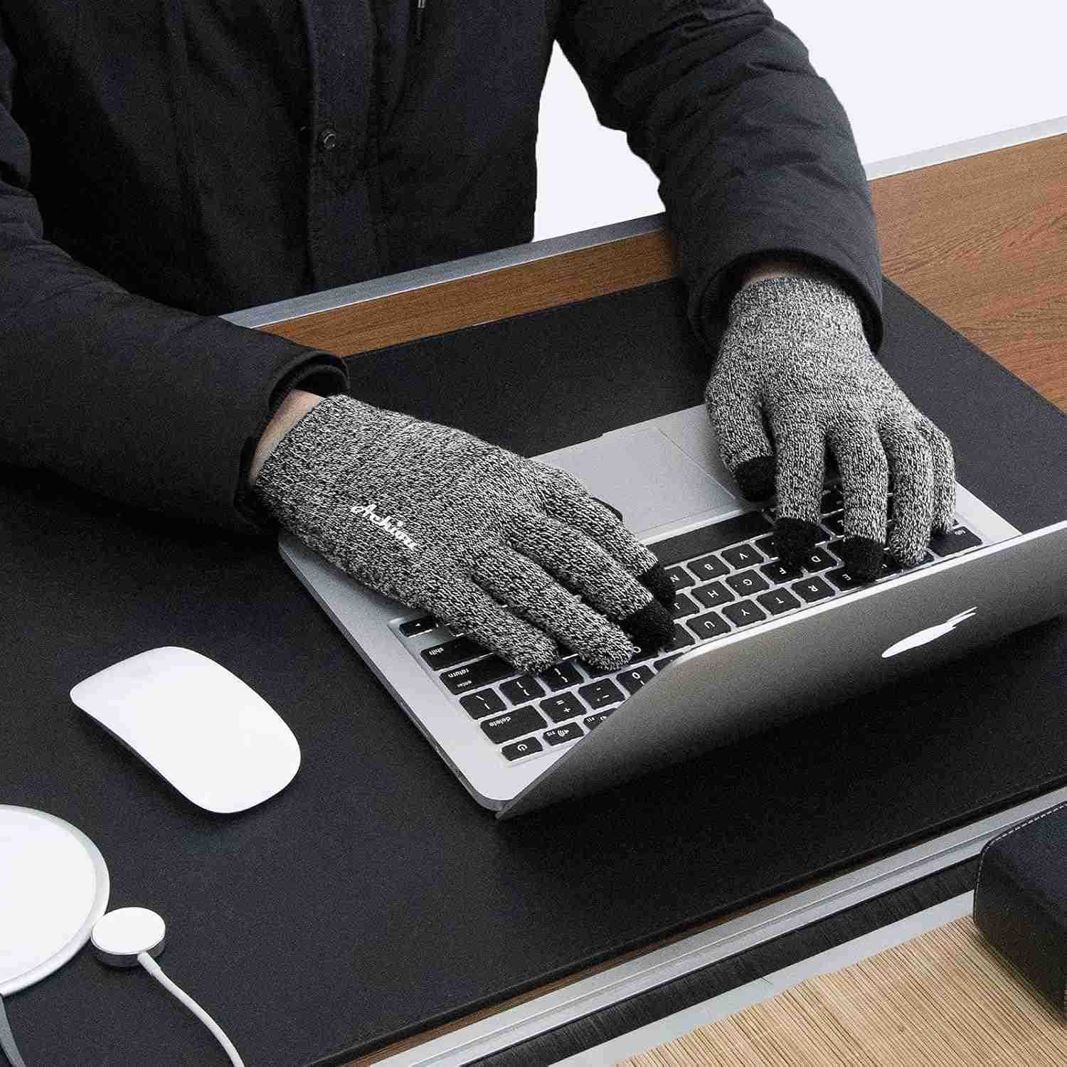 Winter Gloves Glove for Men Women Upgraded Touch Screen Texting Warm Running with Thermal Soft Knit LiningW250911
