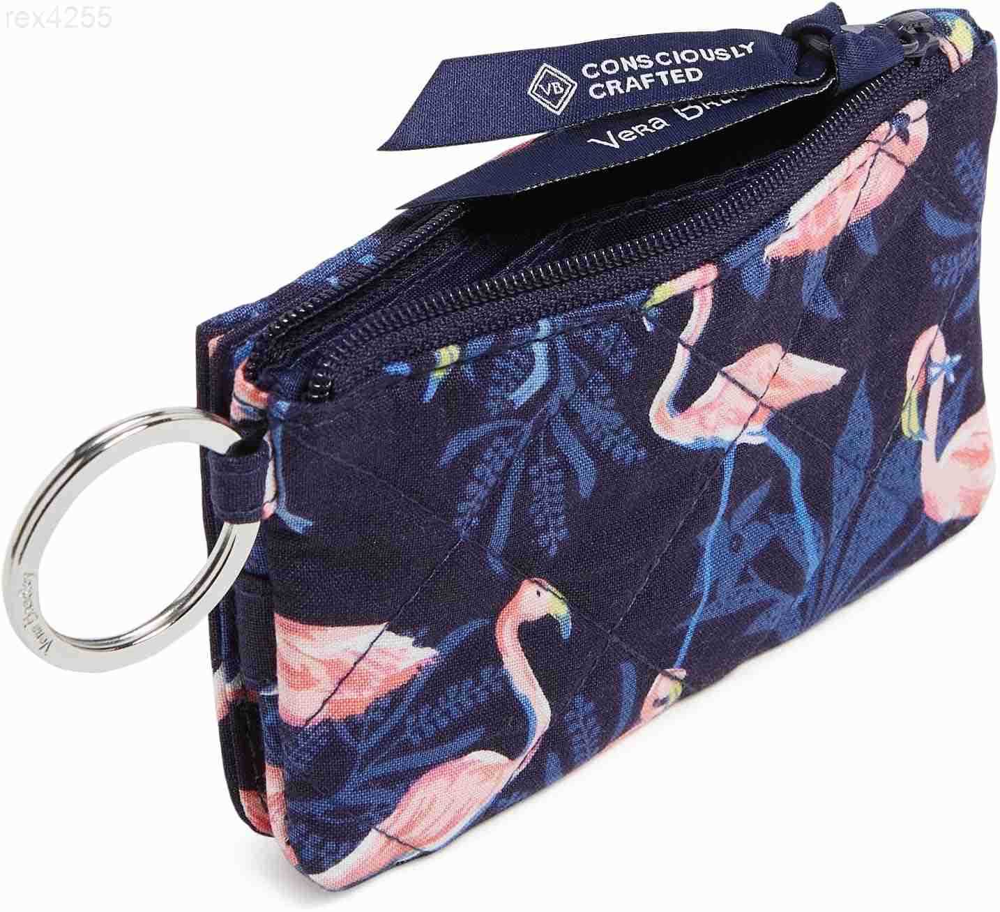 Cotton Deluxe Zip Id Case Wallet with RFID Protection Magnifique LeafW250911