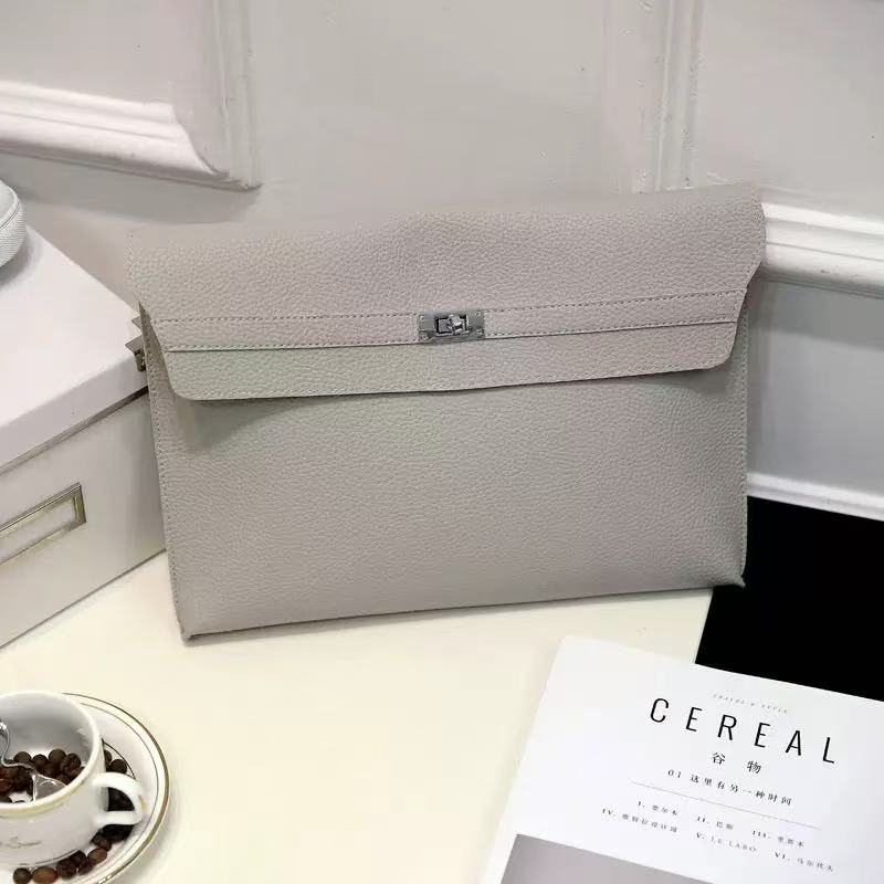 Fashion Day Clutch Simple Style Evening Bag Soft Leather Envelope For Women Cover Buckle Purse