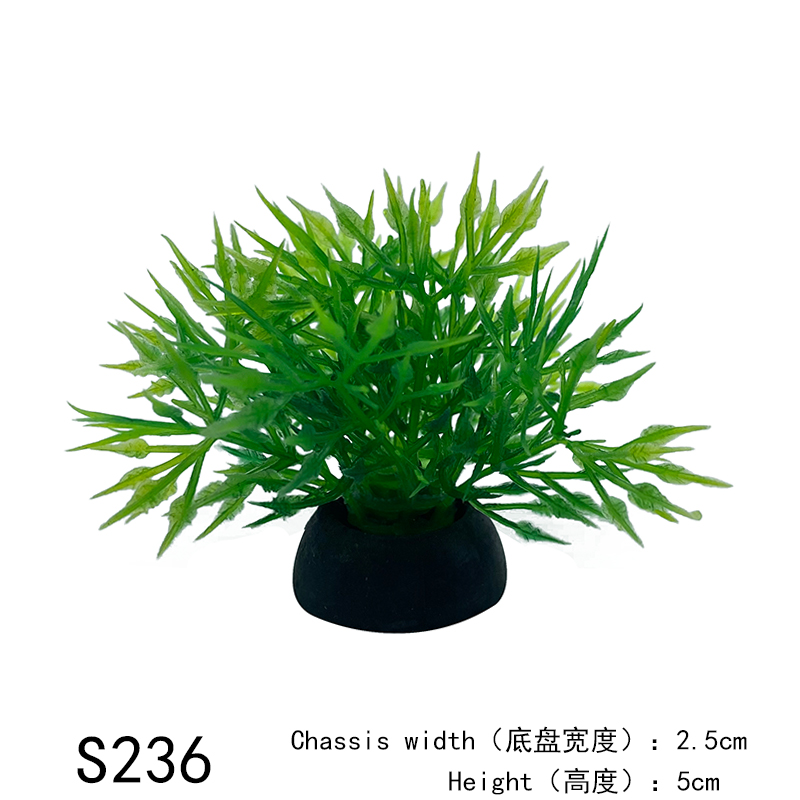 Two-inch aquarium landscaping, decorated foreground grass,Fish tank decorated with artificial plants,Factory direct sales