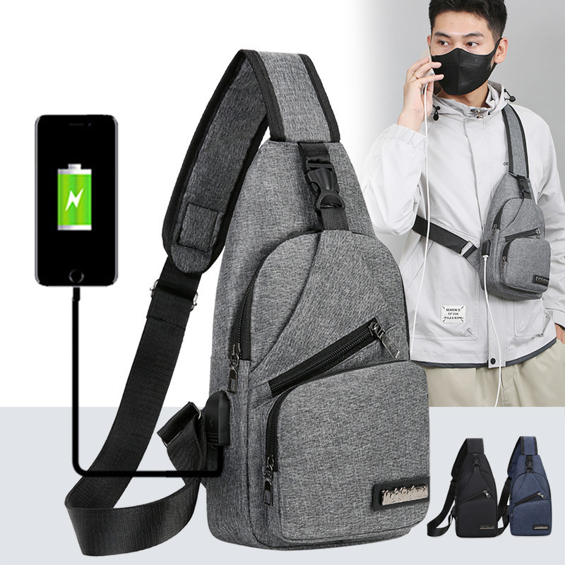 Men S Chest Bag Large Designer Bag Capacity Multi Pocket Shoulder Free Shipping Bag Crossbody Bag Fashion Casual Wear Resistant Commuter Small Luxury 
