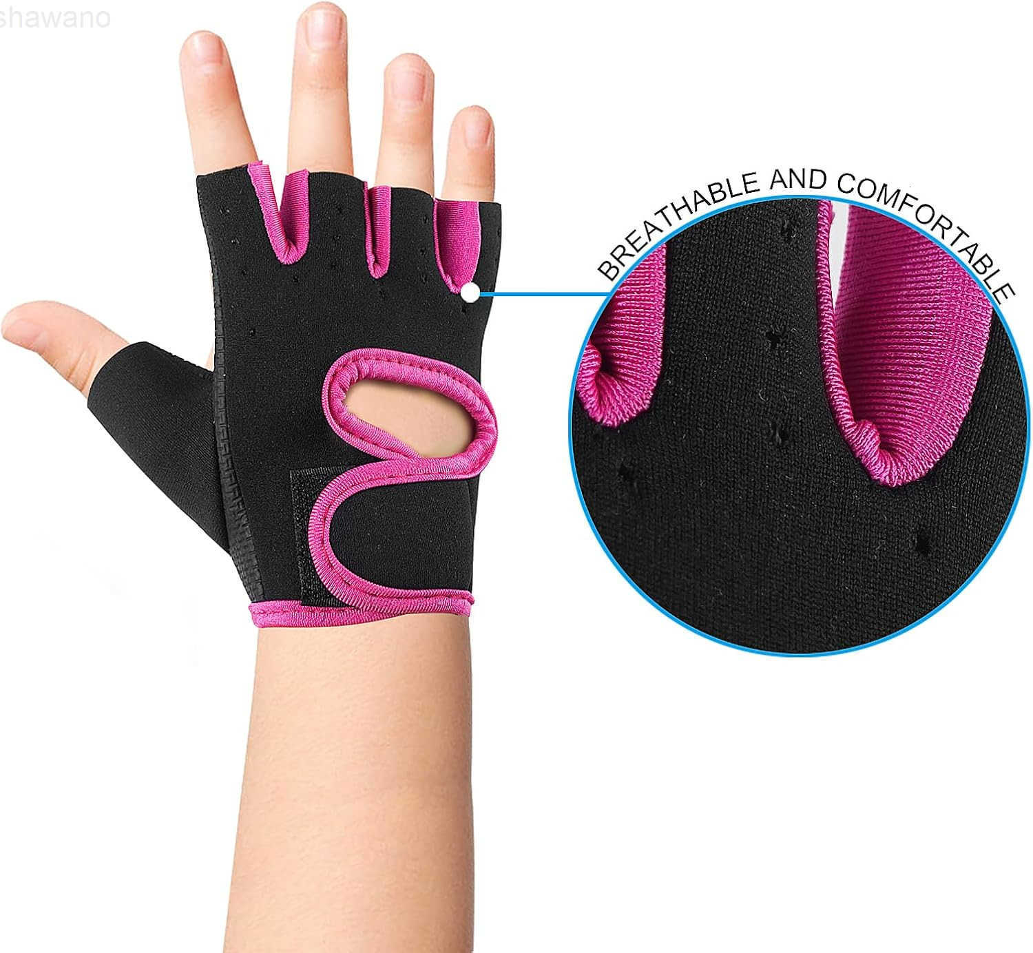Workout Gloves AntiSlip Fitness Mitten for Children Cycling Yoga Weightlifting 1 PairW250911