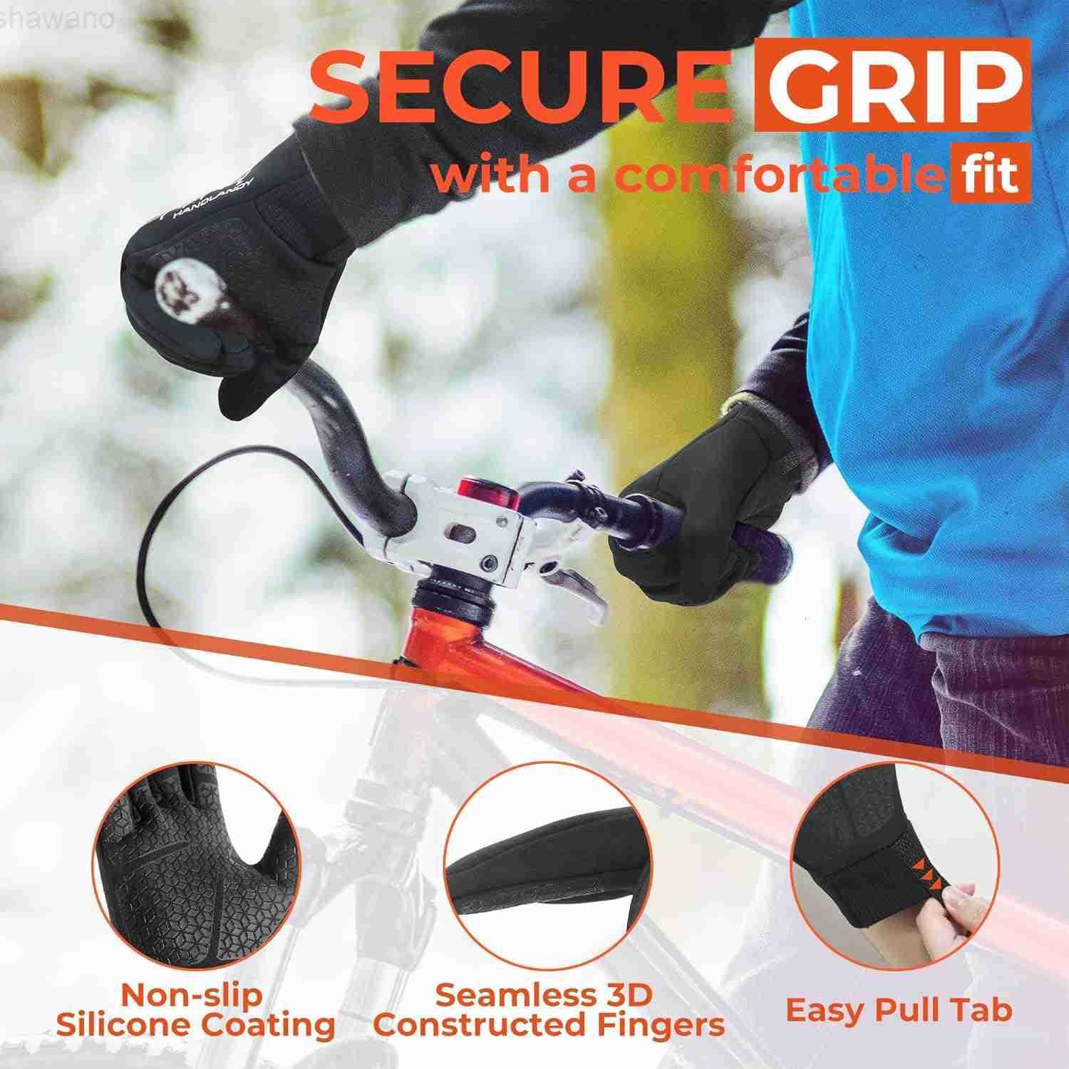 Winter Running Gloves for Women Men Windproof WaterResistant Thermal Touchscreen Liner Gloves for Cycling Hiking Driving Freezer WorkW250911