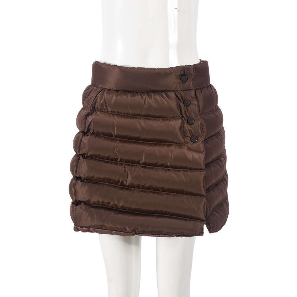 Autumn Winter Exclusive Designer Shoe Design Sexy Bodycon Splash-Proof Water-Resistant Personality Padded Half Skirt