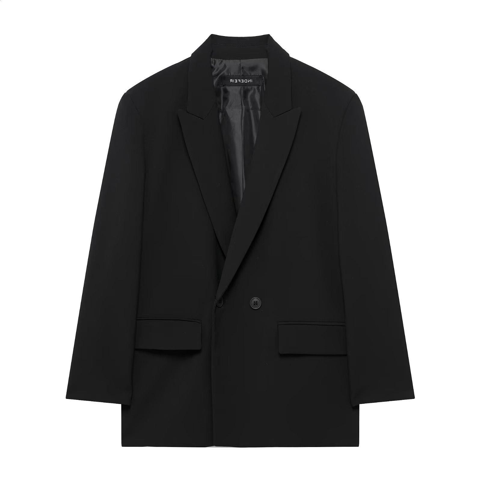 TAOPZA Spring Summer New Womens Commuting Style Lapel DoubleBreasted Elegant Versatile Blazer 250613