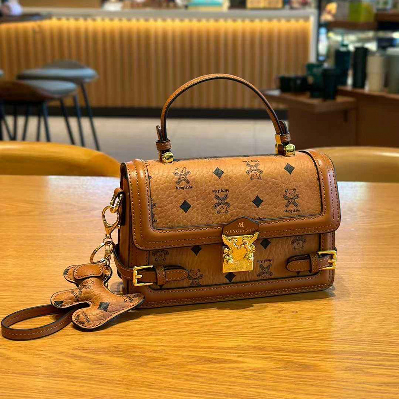 Niche Design 2025 Embroidered Square Bag for Women, Luxury Small Crossbody Purse, Versatile Shoulder Handbag