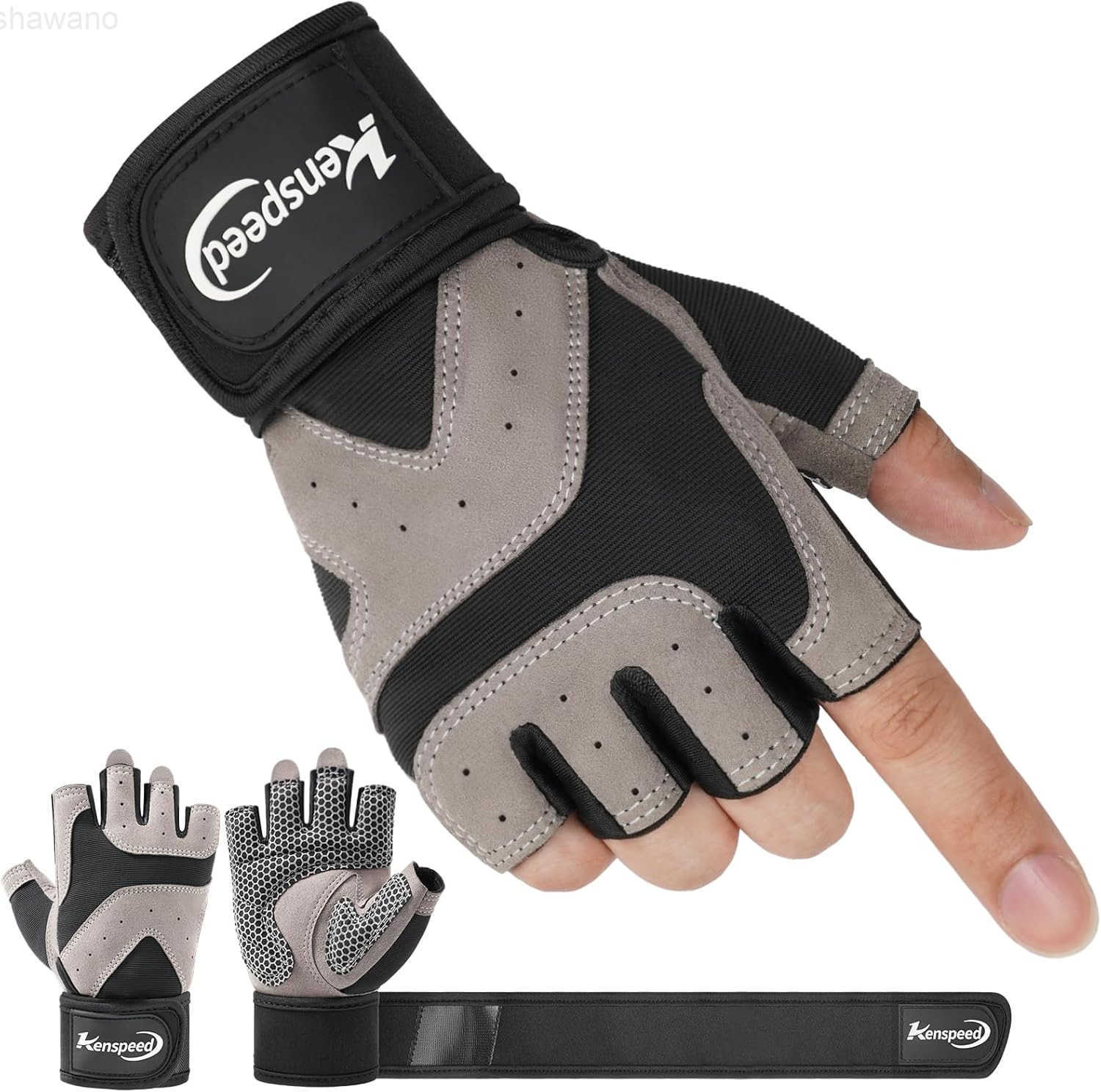 Workout Gloves Gym Gloves for Men and Women Weight Lifting Gloves with Wrist Support Full Palm Protection Breathable for Trainning Cycling Pullups Row