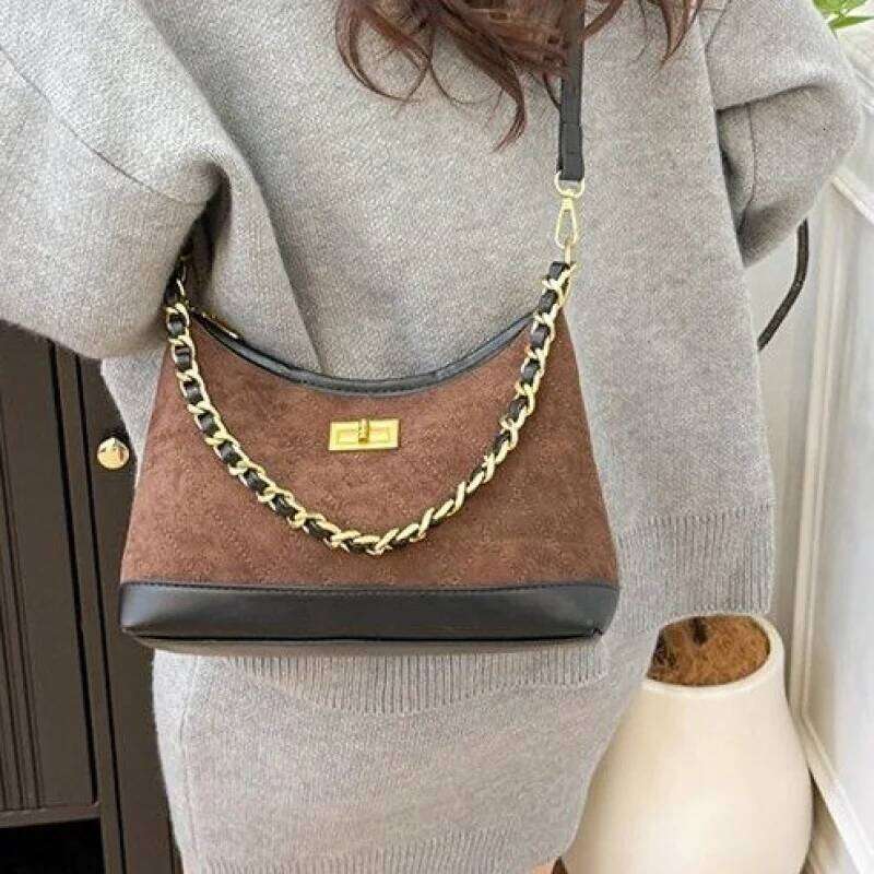 Simple Casual Commuter Bag With Large Capacity Solid Color For Women Best Designer Unique Leather