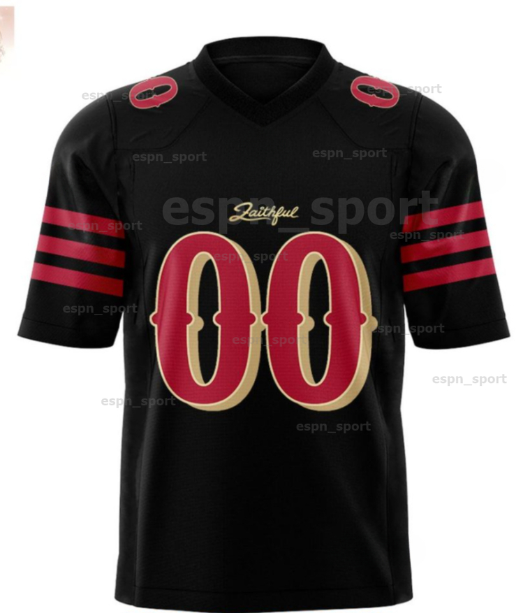 Customized Football 2025 Rivalries Jersey Brock Purdy George Kittle Fred Warner Christian McCaffrey Mac Jones Deommodore Lenoir888