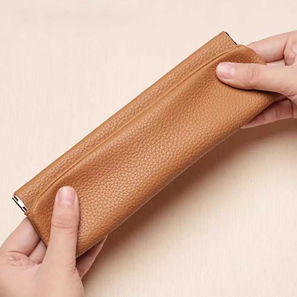 UltraThin Portable Storage Bags Large Capacity Phone Bag Simple Long Wallet SelfClosing Wallets Makeup Bag Data Cable Storage W250911