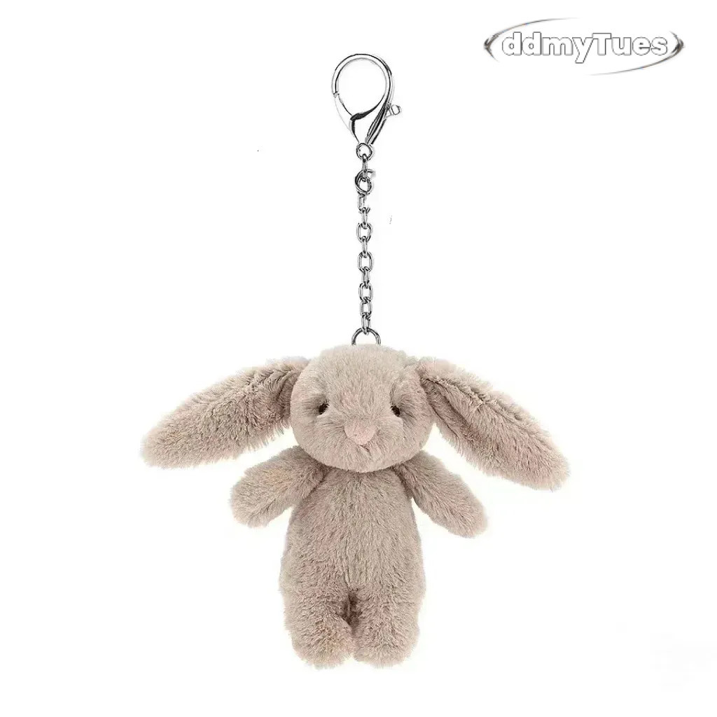 Stuffed Animals Cute Cartoon Rabbit Love Pompom Trinket Toy Girl Bag Car Keychain Mobile Phone Pendant Jewelry Gift 250708 TUES