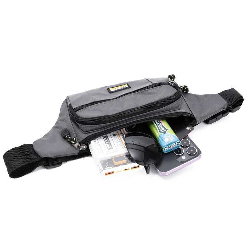 Unisex Casual Waist Pack WaterResistant Oxford Crossbody Bag Neutral Style Chest Pack for CyclingRunningTravel Z250911