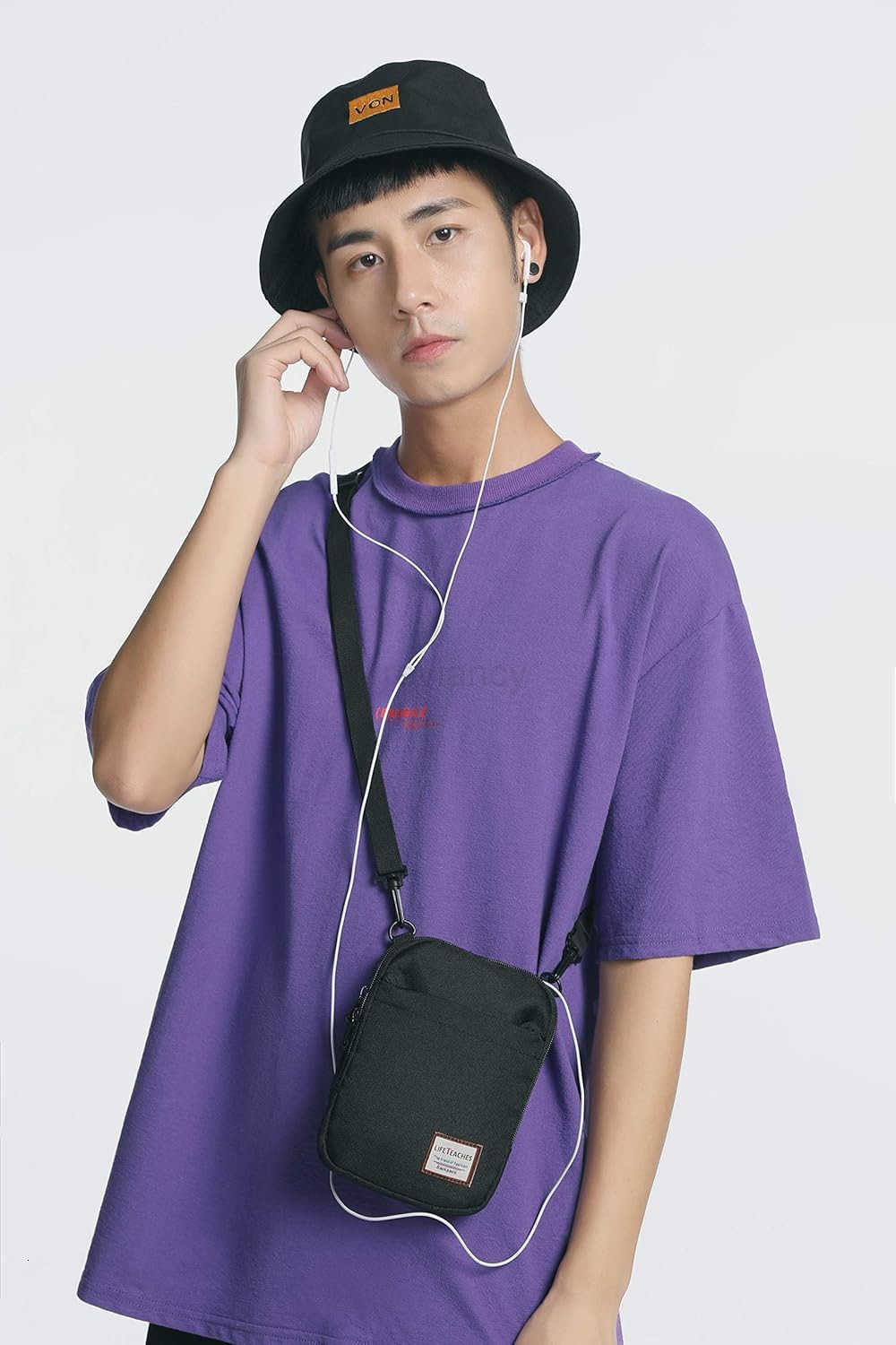 Small Crossbody Bag for Men Mini Messenger Bag Shoulder Bag for Phone PassportW250911