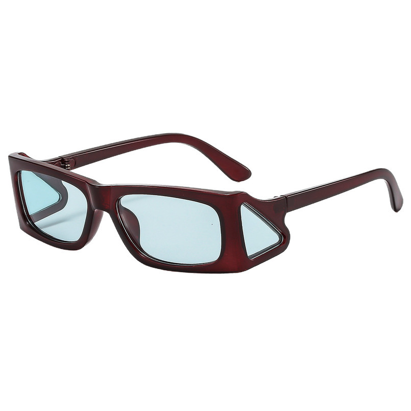 New Fashion Square Frame Trendy Hot-Selling Side Small Window Personality Street Style Sunglasses high quality