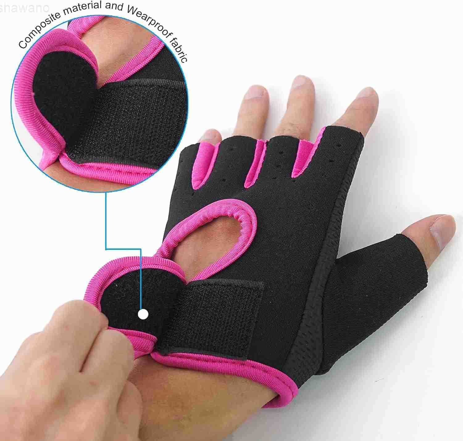 Workout Gloves AntiSlip Fitness Mitten for Children Cycling Yoga Weightlifting 1 PairW250911