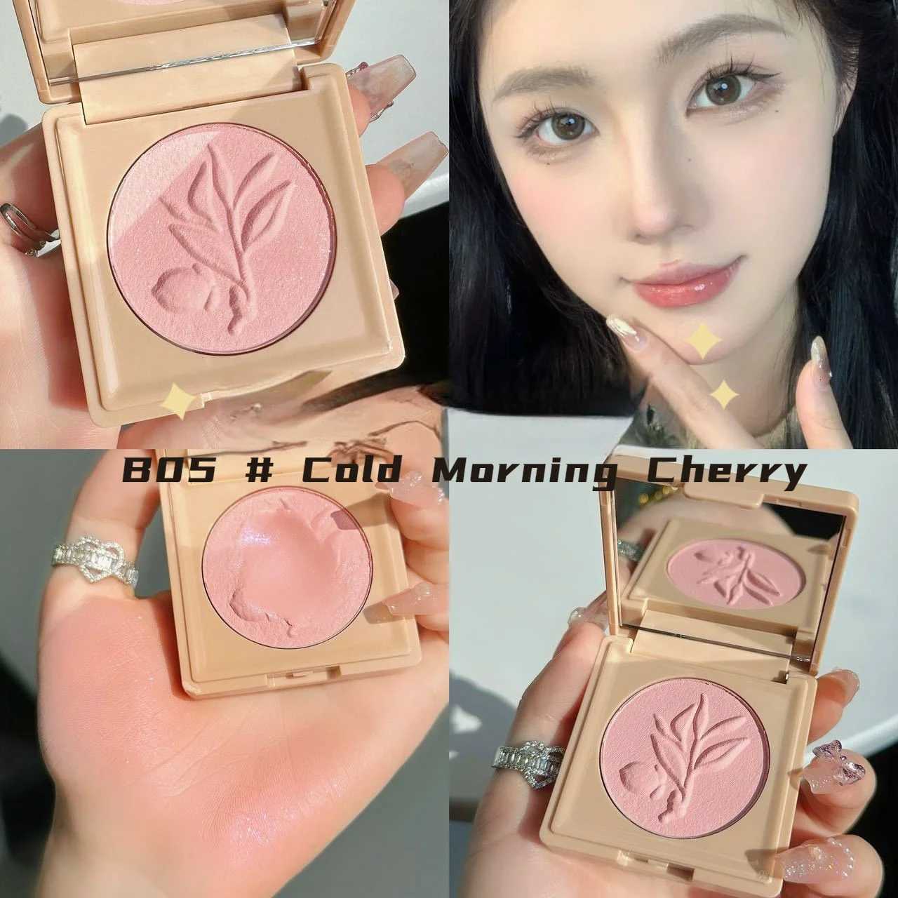 CandyBella Cream Blush Mousse Texture Waterproof Sweatproof LongLasting Shimmer Matte Finish Bouncy Cheek Color W250911