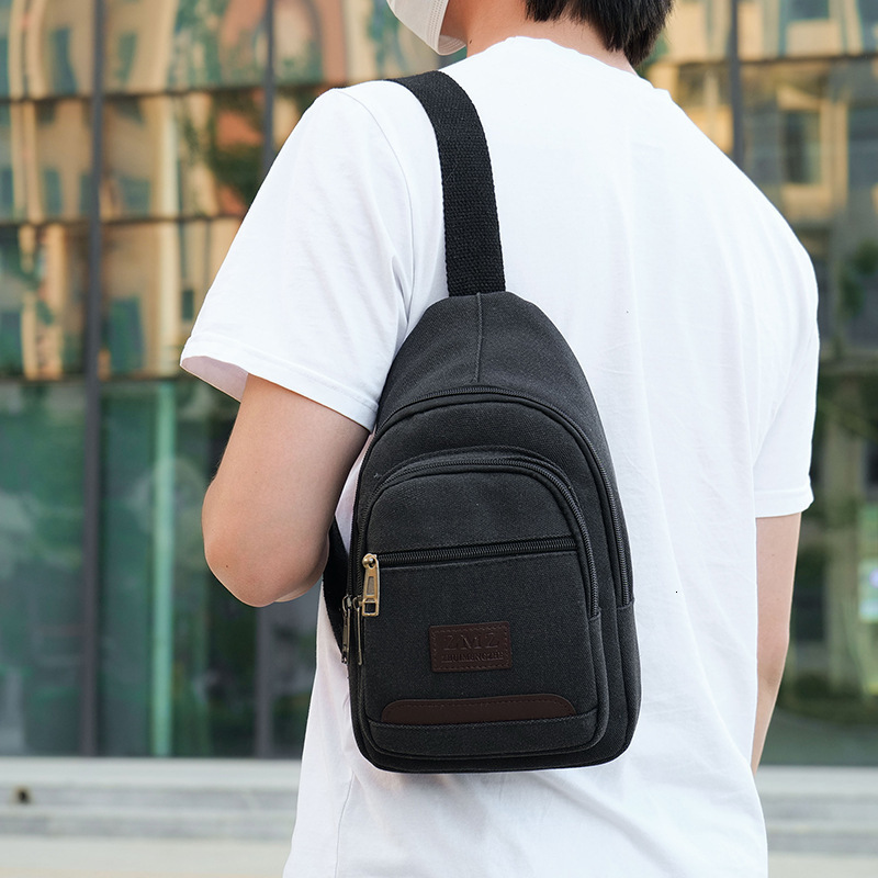 New Luxury Bag Men S Designer Bag Chest Bag Canvas Bag Large Capacity Crossbody Bag Men S Free Shipping Bag Shoulder Bag Chest Small Backpack Commuter