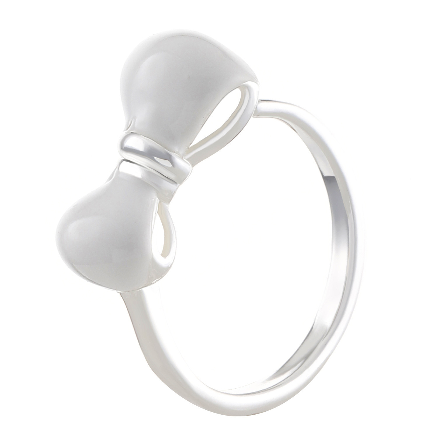 New Copper Inlaid mond Bowknot For Women, Ins Style Design Sense, Wheat Spike Open Index Finger Ring