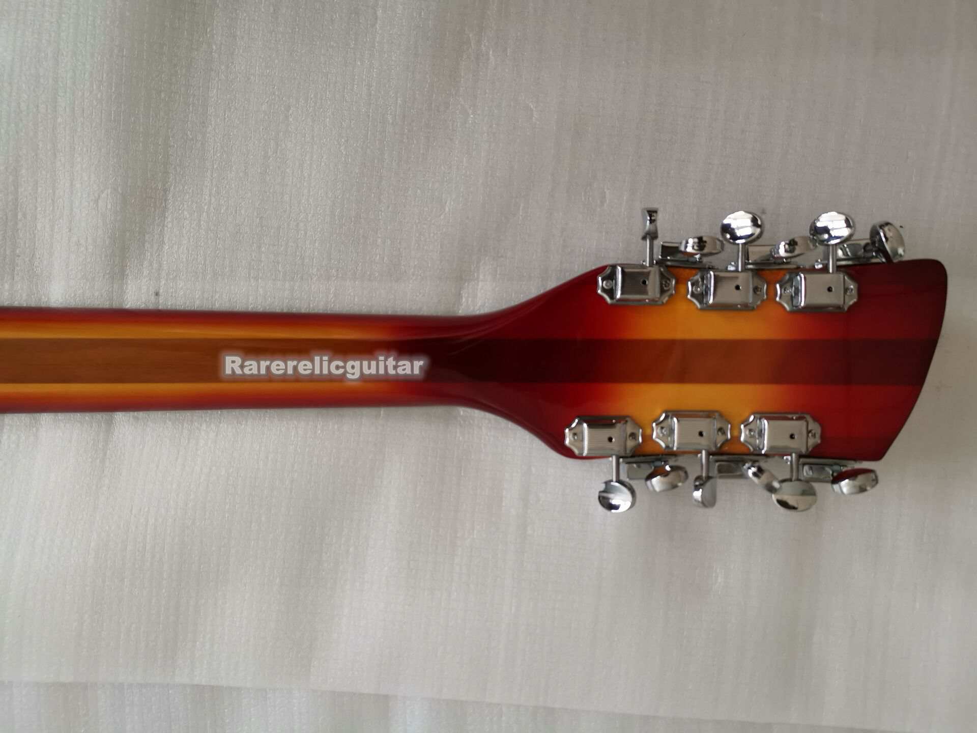 381 Vintage 12-String Electric Guitar with Luxury Double Edging and Semi-Hollow Jazz Design