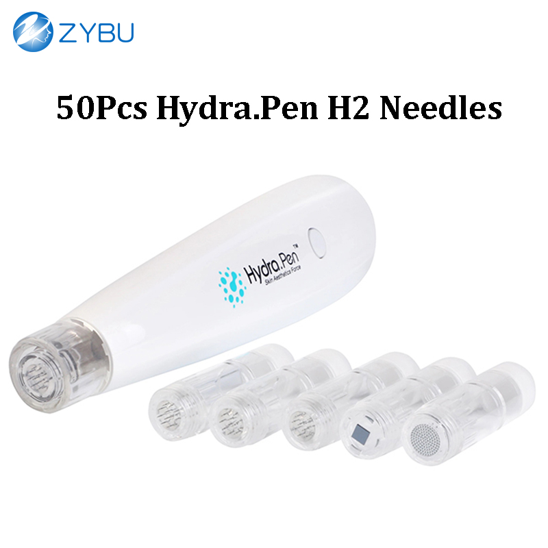 50pcs Hydra Pen H2 Micro Needle Cartridges 12 Pin 0.25mm 0.5mm 1.0mm Derma Pen Needling For Hydra.Pen Replacement Tips MTS Therapy Nano HR HS