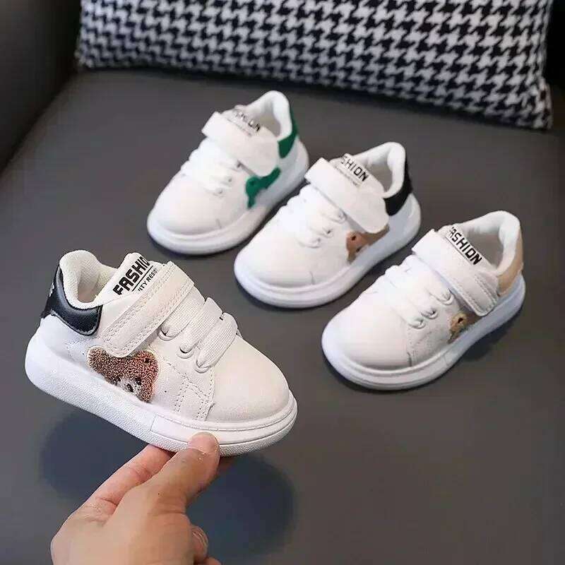 Baby Shoes Newborn Infant Toddler Casual Flat Round Toe Stylish Boys Girls Cotton Sole PU Leather Sneakers First Walkers Sports