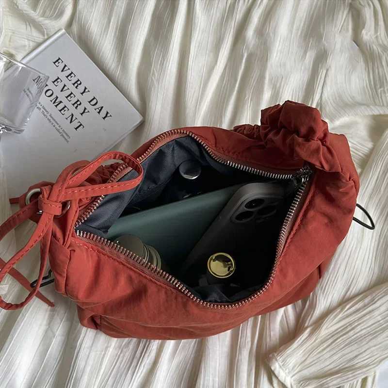 Soft Design Cloth Small Shopper Shopping Underarm Bags Lady Shoulder Bag for Women 2024 Trend Fashion Y2K Handbags W250911