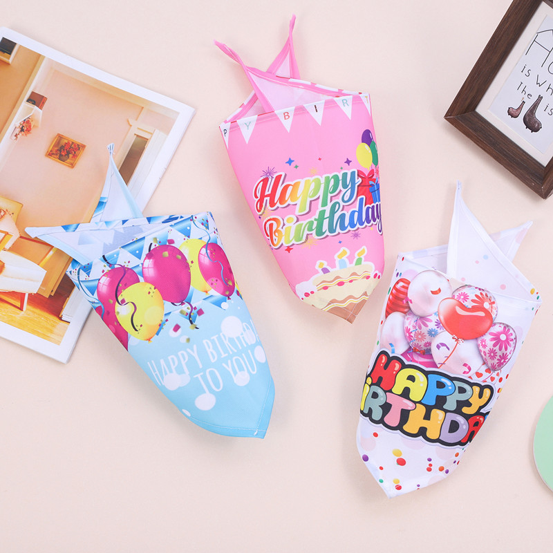 Fashion Items Happy Birthday Pet Drool Towel