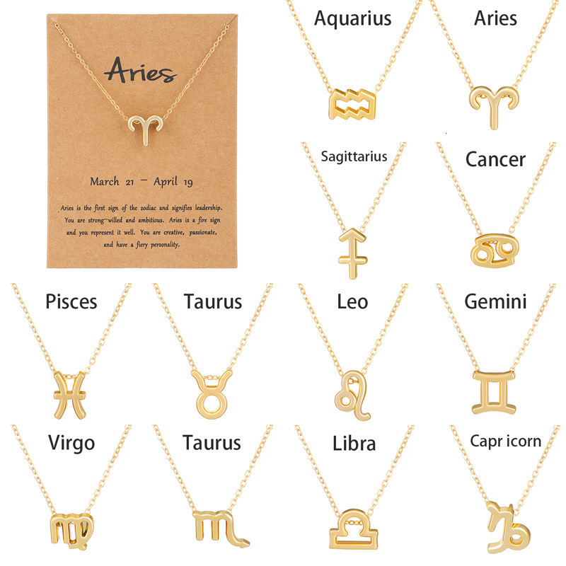 Personalized Creative Twenty Fashion Simple Pendant Necklace Zoc Collarbone Chain With Cardboard