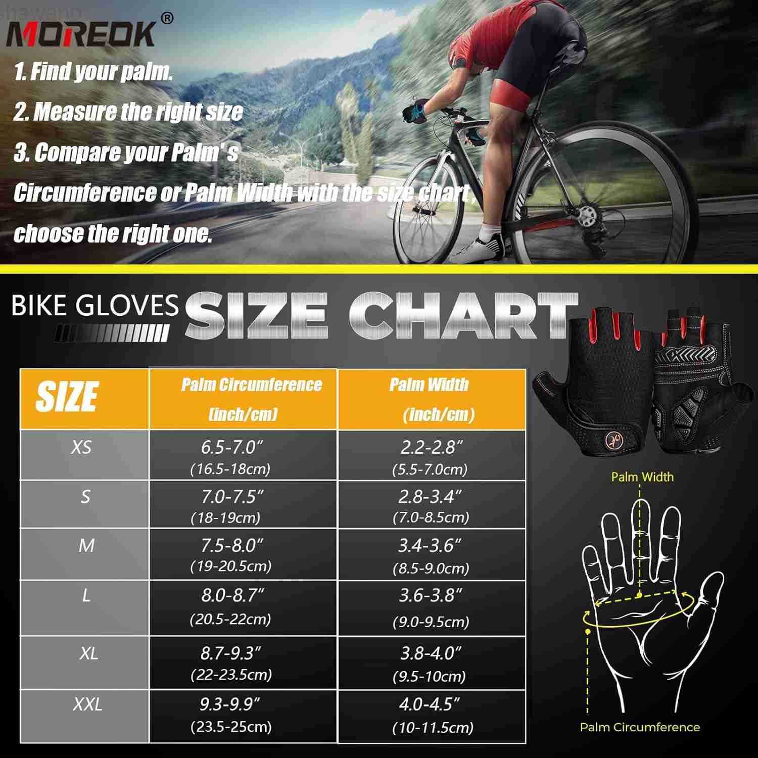 Cycling Gloves Bike Gloves for MenWomen5MM Gel Pad Half Finger Bicycle Biking Gloves for CyclingWeight LiftingGymMotorcycleOutdoor SportsW250911
