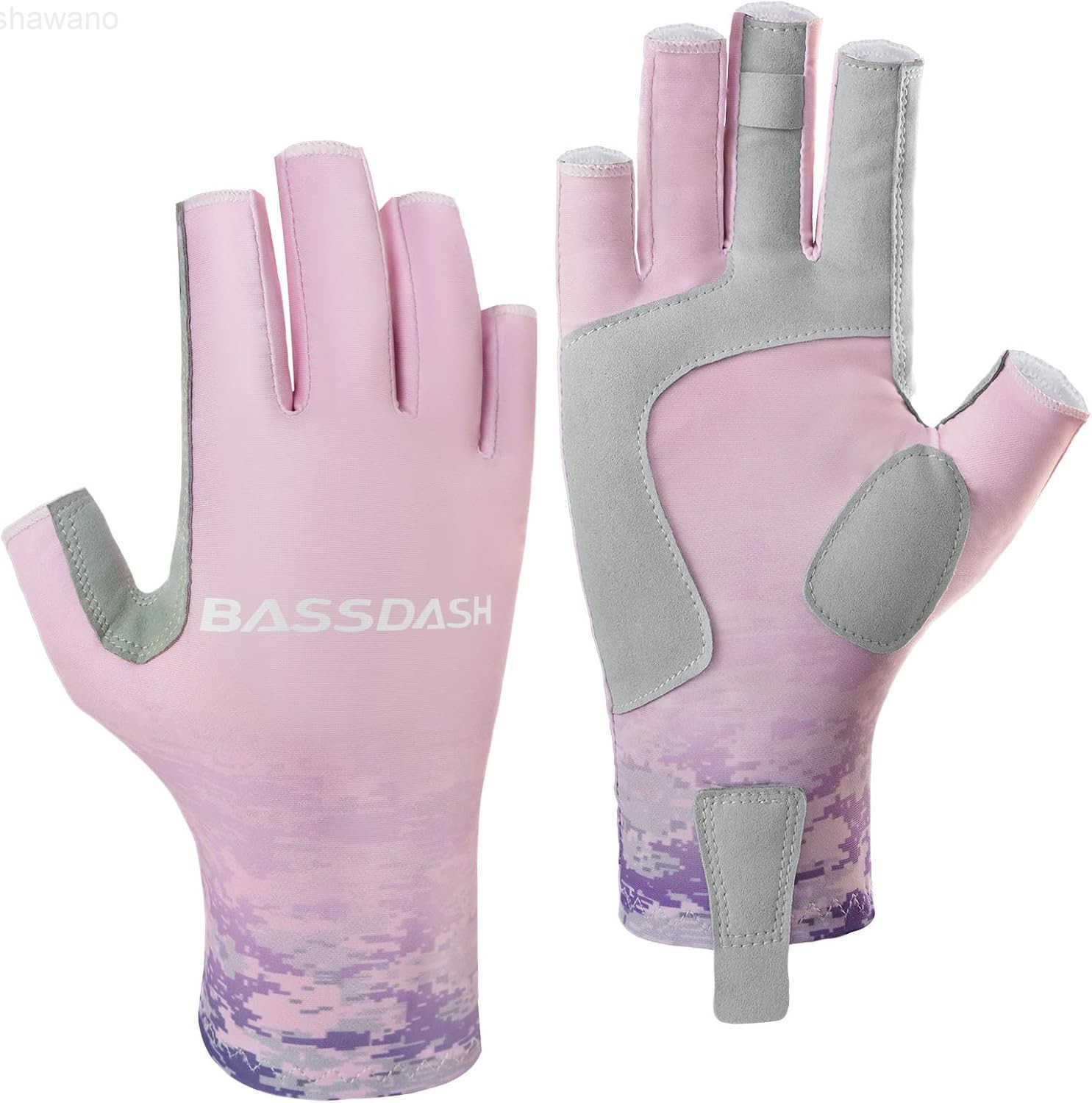 Womens Fishing Gloves UV Sun Protection Fingerless Gloves for Kayaking Paddling Hiking Cycling Driving Shooting TrainingW250910