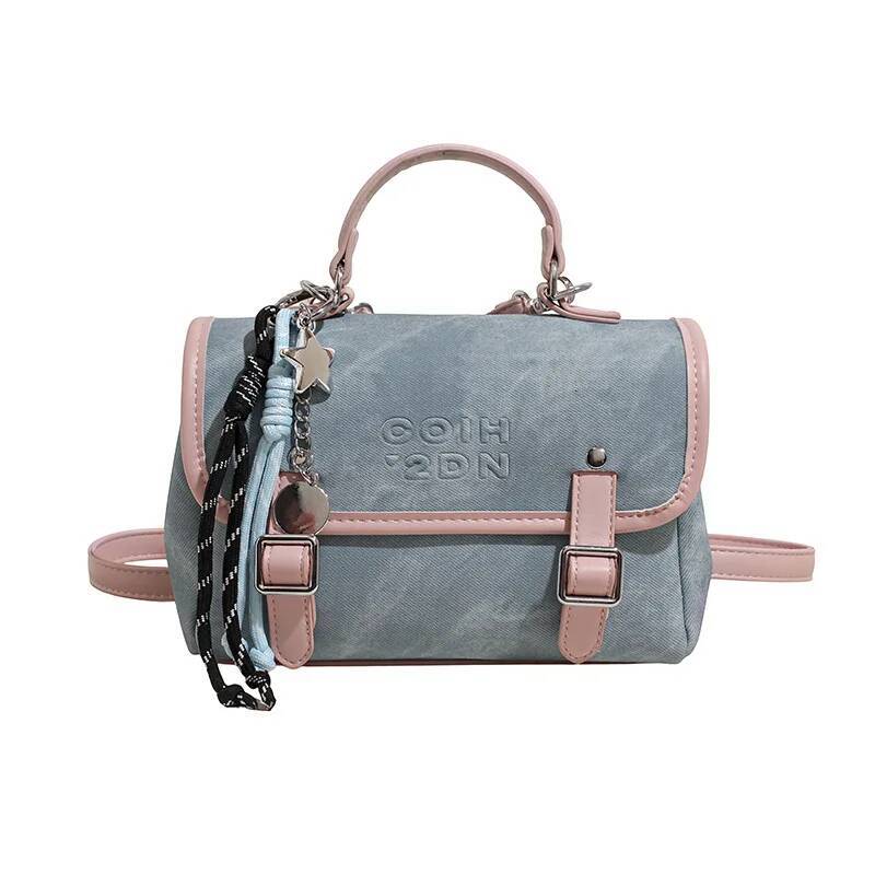 2025 Popular College Style Messenger Women's Large-Capacity Backpack Commuter Versatile Fashion Portable Shoulder Bag