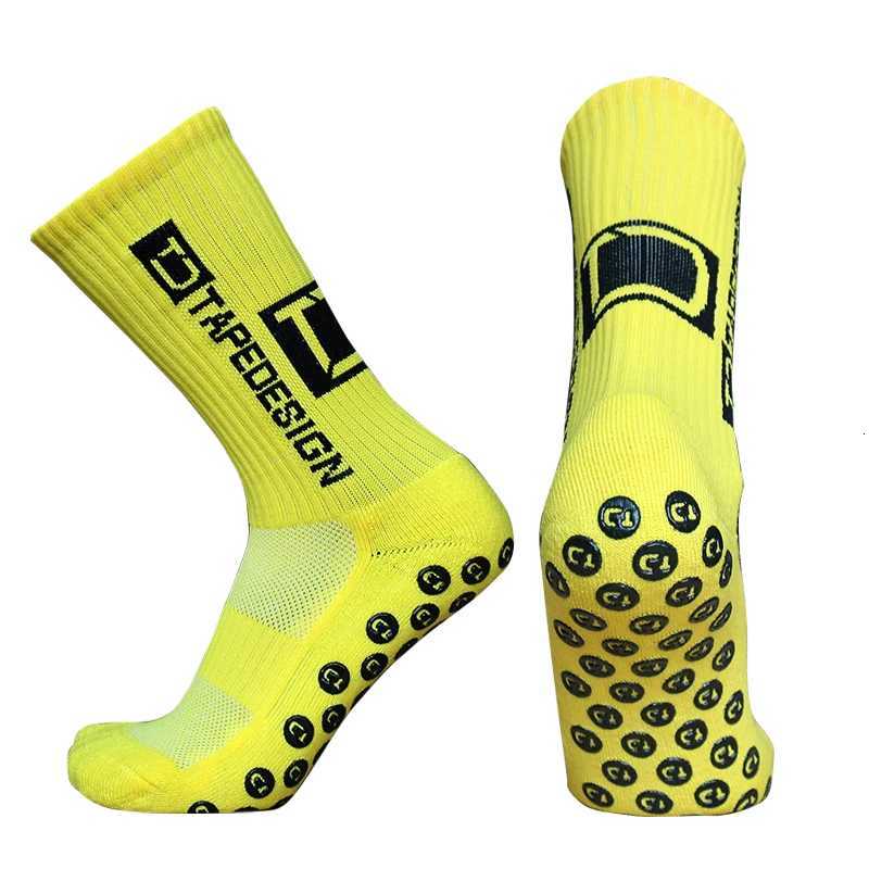 tapedesign football socks Round Silicone Suction Cup Grip Anti Slip Soccer Socks Sports Men Women Baseball Rugby Sock D250911