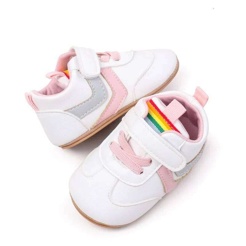 Citgeett Spring Infant Baby Boys Girls Sneakers Contrast Color Soft Non-Slip First Walking Fall Shoes