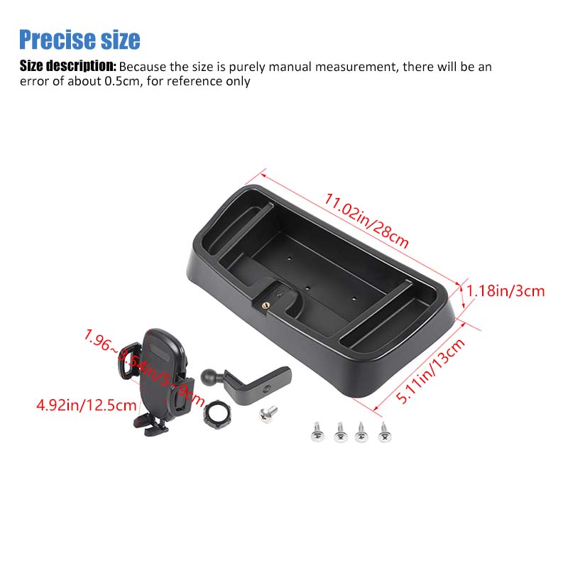 Small Round Car Mobile Phone Stand Storage Box For Jeep Wrangler TJ 1997-2006 Interior Decoration Accessories