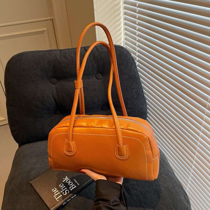 Milad Women's Large Capacity 2025 New Fashion Trendy Ladies Niche Design Single Shoulder Pillow Bag